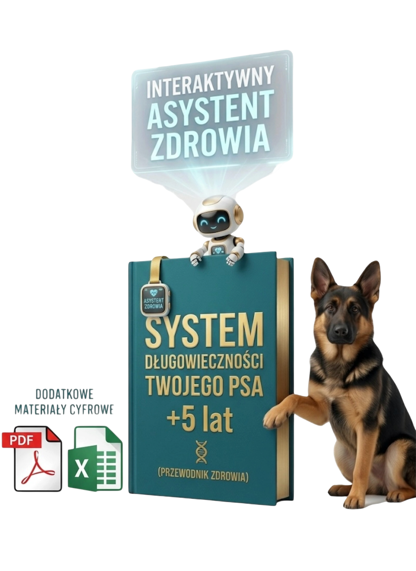 System Długowieczności Psa 🧬 (Interaktywny Asystent Excel + Przewodnik PDF 2026 📘)