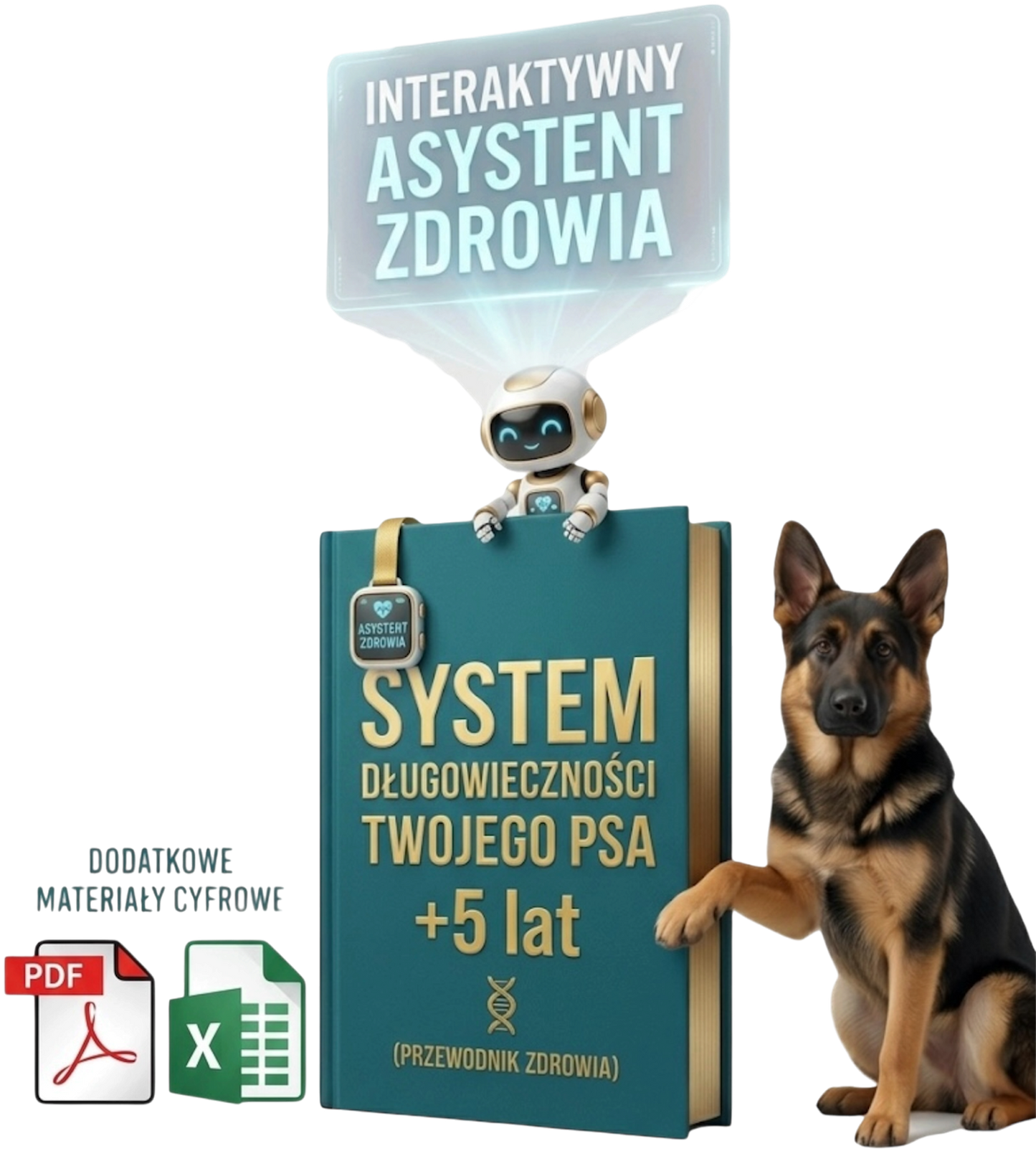 System Długowieczności Psa 🧬 (Interaktywny Asystent Excel + Przewodnik PDF 2026 📘)