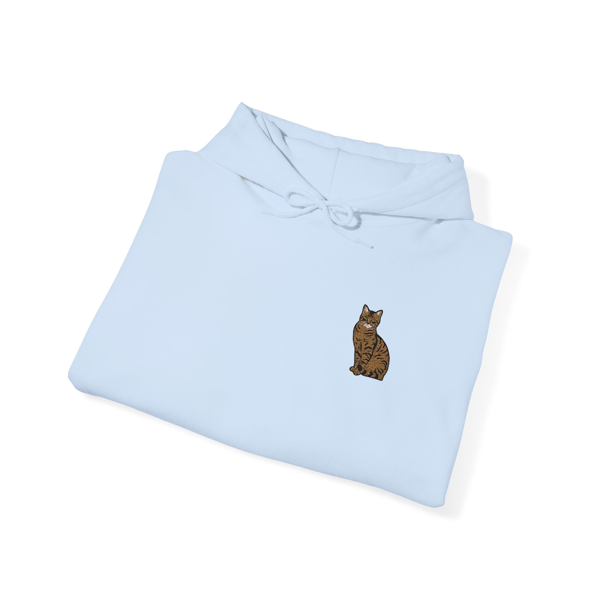 Bluza z małym haftem zwierzaka, z kapturem