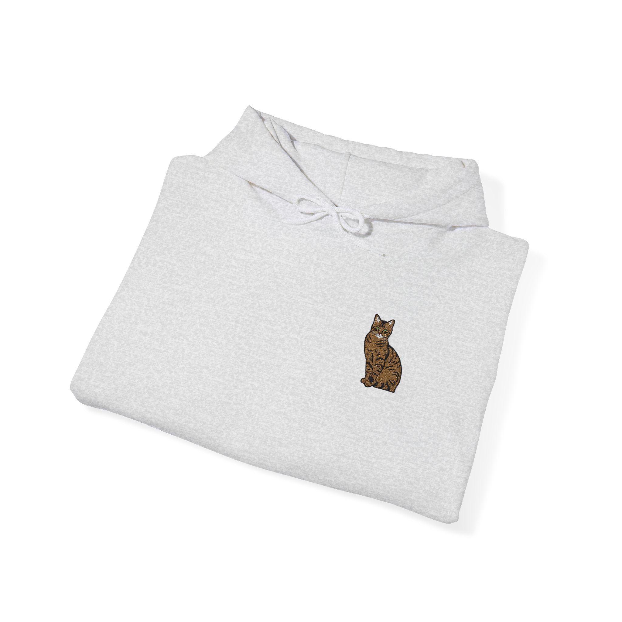 Bluza z małym haftem zwierzaka, z kapturem